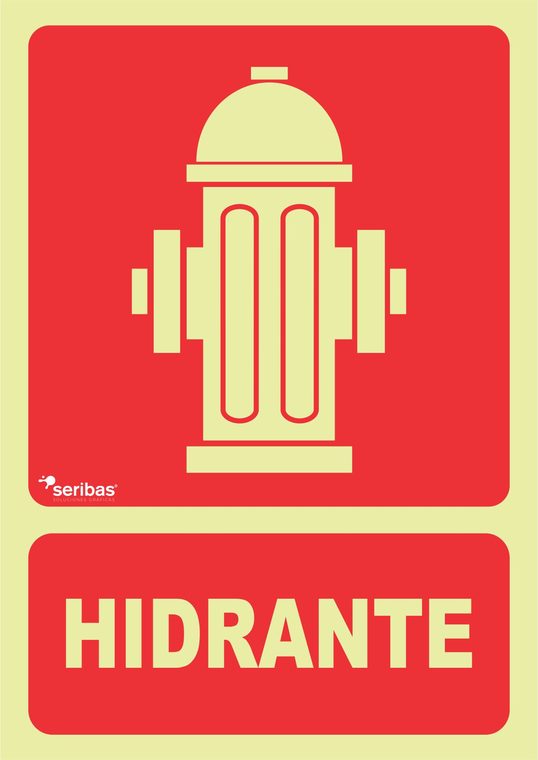 Señal de señales contra incendios IN020: HIDRANTE