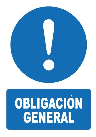 Señal de señales de obligación OB053: OBLIGACIÓN GENERAL