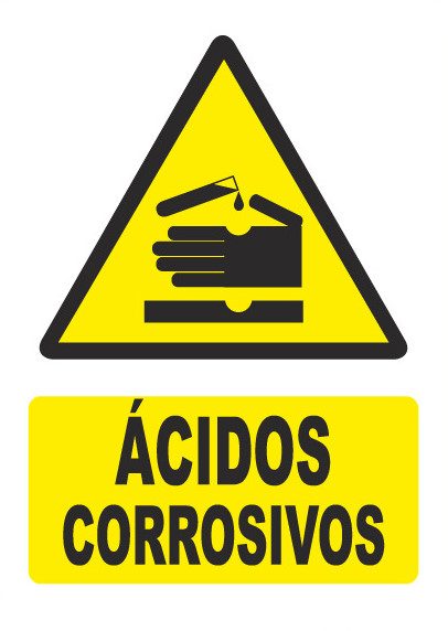Señal de señales de peligro PG023: PELIGRO MATERIAS IRRITANTES