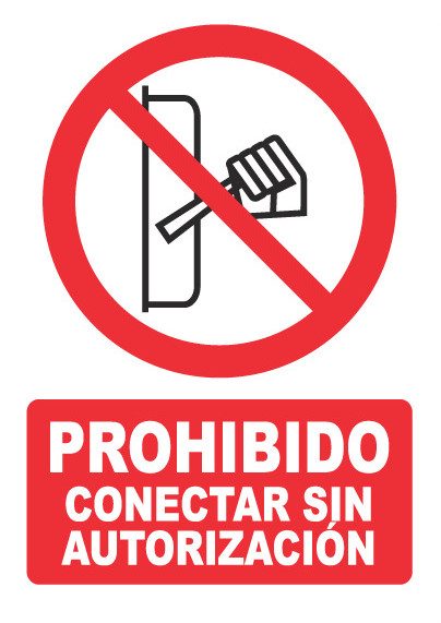 Señal de señales de prohibición PH022: PROHIBIDO EL PASO A PEATONES