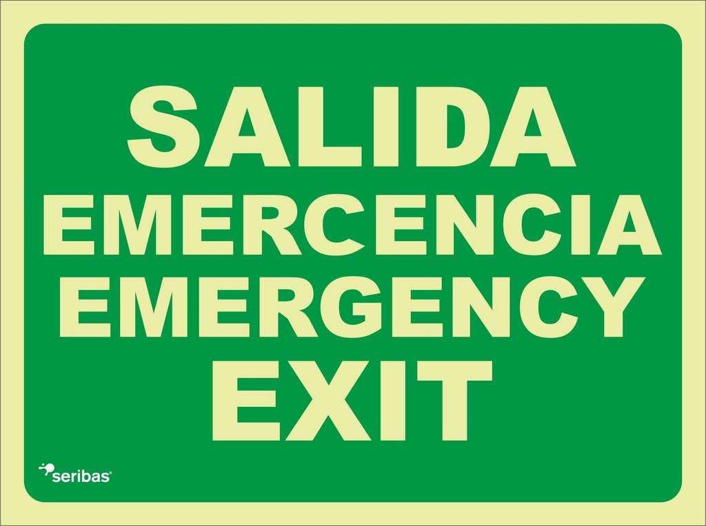 SALIDA EMERGENCIA EMERGENCY EXIT  EV039