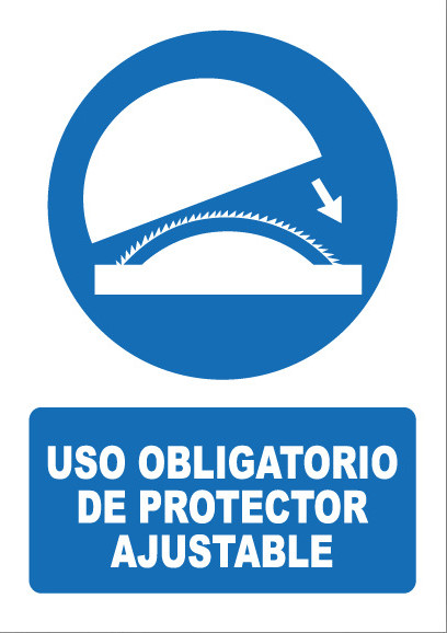 USO OBLIGATORIO DE PROTECTOR AJUSTABLE OB047