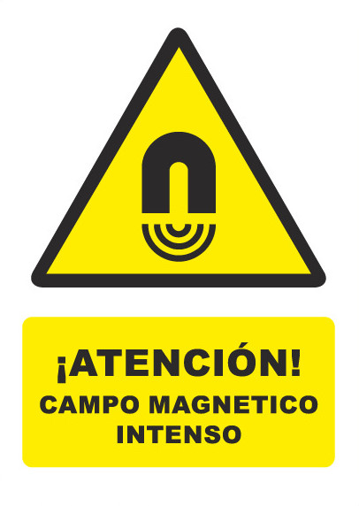 ATENCIÓN CAMPO MAGNETICO INTENSO PG064