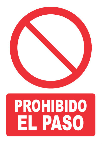PROHIBIDO EL PASO PH006