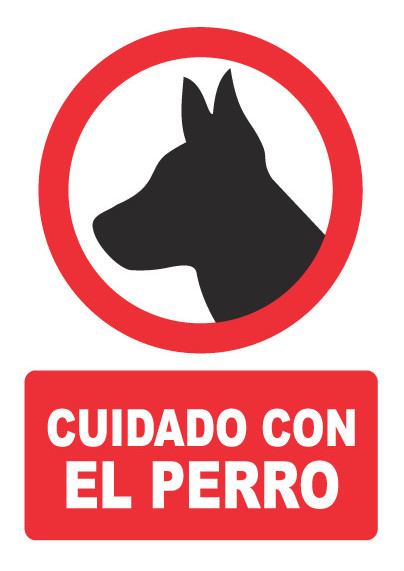 CUIDADO CON EL PERRO PH035