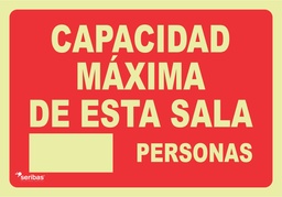 [IN039] CAPACIDAD MÁXIMA DE ESTA SALA IN039