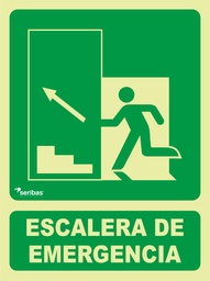 [EV011] ESCALERA DE EMERGENCIA FLECHA ARRIBA IZQUIERDA EV011