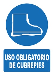 [OB020] USO OBLIGATORIO DE CUBREPIES OB020