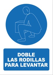 [OB039] DOBLE LAS RODILLAS PARA LEVANTAR OB039