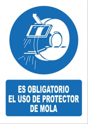 [OB049] ES OBLIGATORIO EL USO DE PROTECTOR DE MOLA OB049