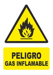 [PG011] PELIGRO GAS INFAMABLE PG011